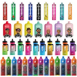 vape 공장 동물원 퍼프 10000 퍼프 15000 일회용 vapes 전자 담배 증기 메쉬 코일 650mAh 배터리 LED 디지털 퍼프 퍼프 토네이도 석류 맛