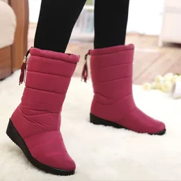 Fitness Shoes Woman Warm Peur Women Boots Fashion Snow Snow Women Flowwear Botines Mujer