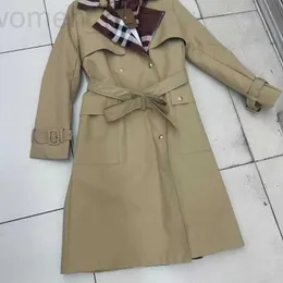 Women's Trench Coats Designer Ny populär Long Style Windbreaker Coat French Original Batch 7Cwo