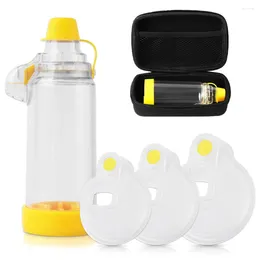 Storage Bottles Optional Aerosol Chamber Grade Silicone Aerochamber Asthma Spacer Inhaler Device With Bag For Child Adult