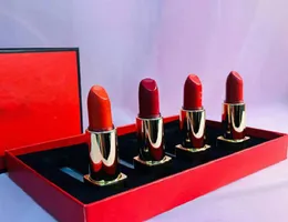 2022 Lips Makeup Matte Lipstick 4color lip sticks make up cosmetic 4pcs set7744649