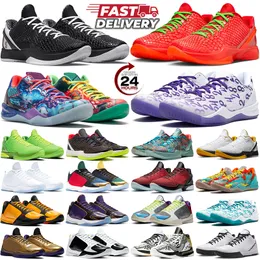 6 Mamba Basketball Shoes men Venice Beach Protro 5 8 Mambacita Grinch Think Pink What The Del Sol Laker Lakers 6s designer mens outdoor sports sneakers