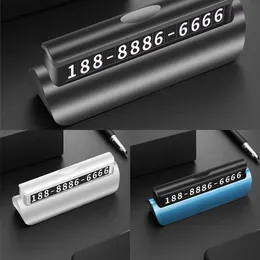Upgrade Upgrade Hidden Luminous Car Phone Number Plate Car Sticker Night Light Phone Number In The For Car Styling Temporary Parking Card