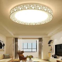 Plafonnier lamparas colgantes para techo led teto de ninho de pássaro leve lâmpada redonda luminária moderna salão de quarto de quarto