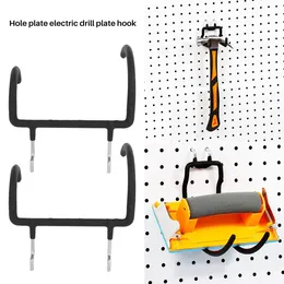 Förvaringspåsar 5st pegboard borrhållare tunga krokar dubbel hängkrok för tillbehör kraftverktyg etc.