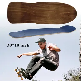 30 Polegada skate terra prancha de bordo bordo cauda deformada estrada rush homens mulheres escova rua placa curta skate diy superfície em branco 240327