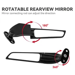 For Honda CBR650R F CBR1000RR CBR600RR CBR 300R 400RR 500R Motorcycle Adjustable Rotating Modified Wind Wing Rearview Mirror