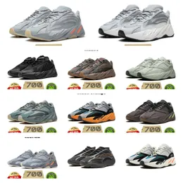 700 mężczyzn Buty do biegania 700S V1 V2 V3 Hi-Res Inertia Blue Runner Amber Wyblakły ciemne trenerzy męskie Sport