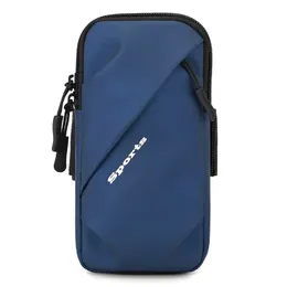 6.5Inch Phone Arm Bag Polyester Waterproof Double Layer Large Capacity Breathable Outdoor Fitness Running Cellphone Card Case