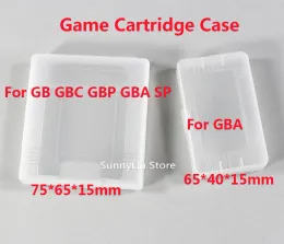 Casos 100pcs Cartucho de jogo de plástico Caixa de capa de cartão para Nintendo GameBoy Color Pocket GB GBC GBP GBA