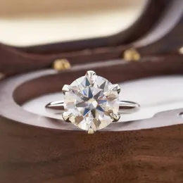 Сертифицированное GRA кольцо 15 карат VVS1 Lab Diamond Solitaire для женщин, обручальное кольцо с обещанием помолвки, ювелирные изделия 240402