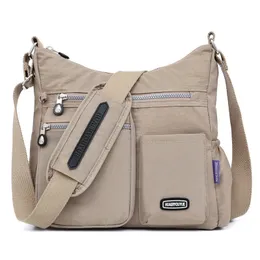 Moda de alta qualidade bolsa feminina crossbody saco de ombro das senhoras saco do mensageiro náilon à prova dwaterproof água senhora bolsa sac um principal 240322