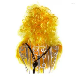 Dog Carrier Pet Supplies Yellow Hair Wigs Hat Headwear For Halloween/Christmas Present 6XDE