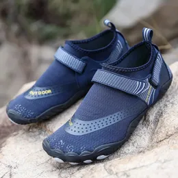 Homens de secagem rápida sapatos de água feminino respirável aqua upstream antiderrapante esportes ao ar livre wearproof tênis de praia 240320