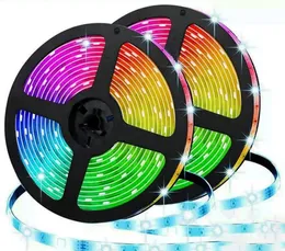 Şeritler Şerit 12V 24V Bant SMD 60LEDSM LEDSTRIP IŞIK ENLİKLİ DC 5 M 12 24 V Volt Su Geçirmez Lamba Şerit TV Arka Işığı LED3714618