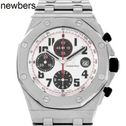 أفضل الرجال APS مصنع Audemar Pigue Watch Swiss Movement Airbnb Offshore 26170st OO.1000ST.01 White Dial Chronograph