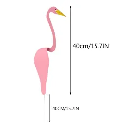 Flamingo wiring ptak kreatywny metal dynamiczny dekoracyjny biały kaczka kręć breeze traw artatyzacje dekoracja ogrodu domowa dekoracja ogrodowa