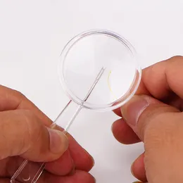 Transparent Magnifier Children's Toy Handheld Transparent Magnifier for the Elderly Reading Magnifier