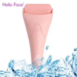 Hello Face Ice Roller für Hautpflege-Tools, Massagegerät, eisgekühlte Pflegemassage, reduziert Schwellungen, Migräne, Schmerzlinderung, Geschenk für Liebhaber, 240329