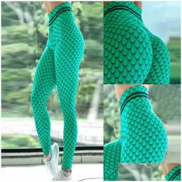 Yoga Outfits Women Push Up Gym Legging Print Running Fitness Pants anda Training Tights Sports Leggings Mallas Mujer Deportiva Dhdej