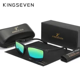 Kingseven Brand Polaryzowane okulary przeciwsłoneczne mężczyźni Kobiety Kwadratowe okulary przeciwsłoneczne LC755 240321