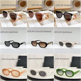 Nyaste solglasögon Mense Womens Designer Sunglass Multicolor Classic Glasses Driving Sport Shading Trend med Box Luxury Summer