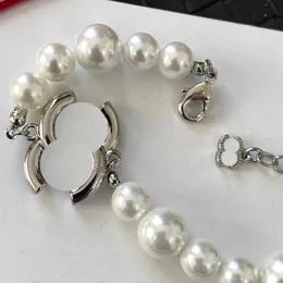 Klasyczna moda srebrna marka bransoletki projektant wysokiej jakości bransoletki biżuterii moda wszechstronna butikowa pudełko na prezent przyjęcie urodzinowe