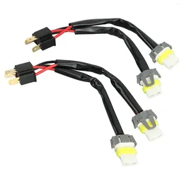 Sistema di illuminazione Cavo divisore faro maschio H4 da 9003 a 9005 9006 Cablaggio di conversione femmina per pick-up camion Spina cavo LED