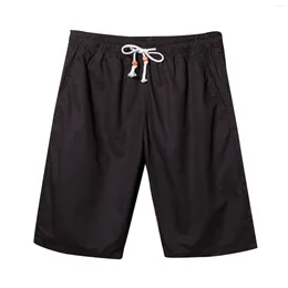 Herr shorts klassisk solid färg simning mens dragkammare dubbel fickbräda hawaiian byxor knästammar pantaloner cortos