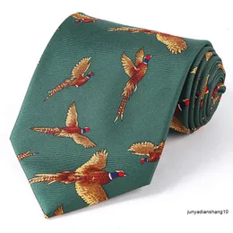 Designer Tie Fashion Creative poliester 10 cm wydruk poszerzony motyw zwierząt profesjonalny P35F