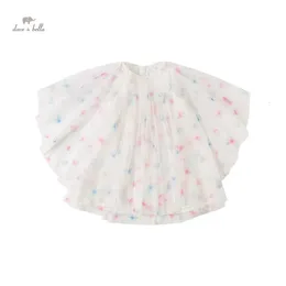 Dave Bella Girls Dress Children Baby Summer Princess Mesh Sweet Charm Classy Cute Fashion Party DB2235340 240311