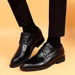 Klänningskor Black Men Party Male 2024 Soft Leather Zapatos Hombre Formal Man Office Sapato Social Masculino 37-44 45