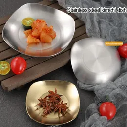 Plates Sturdy Sauce Dish Rust-proof Spit Bone Square Utensil Table Seasoning Plate Tray