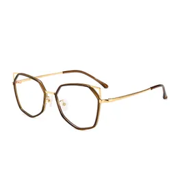STUDIOMUKU Óculos de madeira legal Sven Scum Yuppie Armação de óculos de design clássico de titânio puro