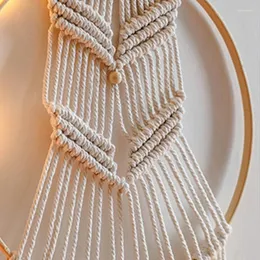 Arazzi Arazzo macramè con perline da parete Arredamento Boho Appeso Decorazione di nozze Fondale nordico Agriturismo Dormitorio Asilo nido Casa