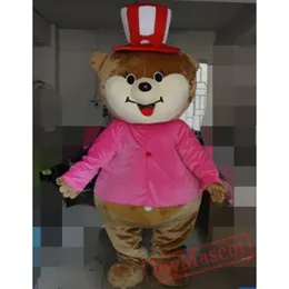 2024 Halloween Animal Cartoon Hat Bear Mascot Costume Walking Halloween garnitur duży impreza kostiumowy