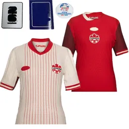 2024 Kanadyjska koszulki piłkarskie domy 24 25 Drużyna narodowa Davies J.David Ugbo Larin Cavallini Millar Eustaquio Football Shirt