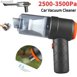 Vacuum Cleaners 3500Pa Wireless Portable Vacuum Cleaner Powerful Cleaning Machine Hand vacuum cleaner 1800mAh Dust Buster for Household Auto yq240402