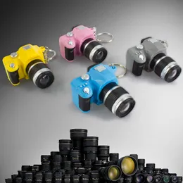 097 Mini SLR Camera -keychain keychain pendant Men and Women's Gift Voice Luminous Phone Case Accessories