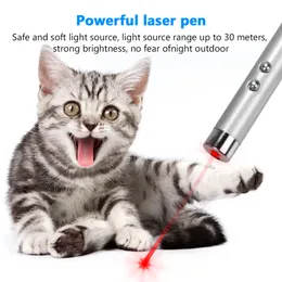 Cat Laser Pointer Pen Toy 3 In 1 USB Rechargeable Mini Torch Red Beam UV Light