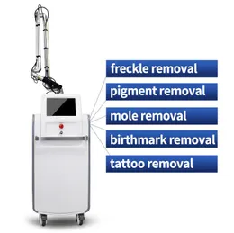 Laser per la rimozione del tatuaggio pico di qualità originale Pigmento tenero della pelle Rimuovi Picosecond Spot colorato Rimozione della lentiggine del tatuaggio 532nm 755 1064nm Macchina di bellezza del carbonio