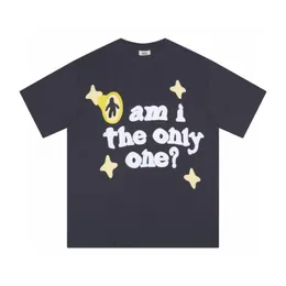 24ss Primavera Estate Europa USA Star People Only One Letter Puff Print Tee Moda Uomo Maglietta a maniche corte Donna Casual Cotton Designer T-shirt 0402