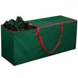 Sacos de armazenamento Organizador de árvore de Natal à prova d'água 210D Oxford Bag com alça de zíper duplo protege contra poeira para 5,4ft Tre Artificial