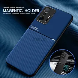 Cell Phone Cases For 11T Pro Case Leather Magnetic Car Kickstand for Mi11T Mi 11 T Holder Back Cover 2442