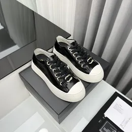 designer sneakers casual skor duk sneaker tränare modeplattform låg hög topp med box f d3d