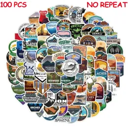 10/50/100st utomhus National Park Landscape Stickers Estetic för bärbar dator på telefonresor