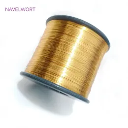 Fio de cobre banhado a ouro de 18k para jóias que produzem arame de miçangas de alta qualidade DIY artesanato artesanal por atacado