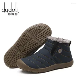 أحذية المشي Dudeli Women Women Wark Sneakers Winter Lady Outdoor Run Runchers Athletic Trainers Treasable Cotton Size 36-48