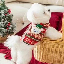 Hundkläder husdjur ful jultröja turtleneck semesterfamilj som matchar kläder för katt
