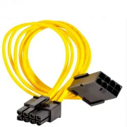 4.2mm 40cm 18 AWG 8 PIN PCI Express Wire Harness PCI-E Extension 8p PCI Express PCIe Extension Cables ذكر إلى أنثى